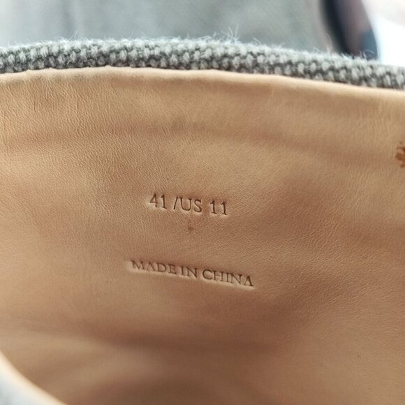 Rag & Bone Women’s Newbury Tan Canvas Ankle Boots Size 11 - Picture 8 of 9